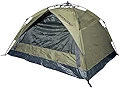 クイックキャンプ QUICKCAMP ワンタッチテント 3人用 サンシェード カーキ QC-OT210n KH