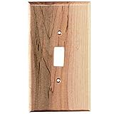 Sierra Lifestyles Traditional Switch Plate, 1 Toggle, Natural Maple by Sierra Lifestyles