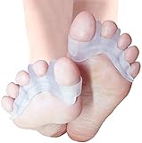 L.S.C 足指サポーター 足指を広げる ぷにぷに柔らかシリコン素材 男女兼用【2個セット】