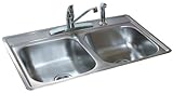 Franke Kindred fds654 N 33 x 22 x 6.5 dblbwssシンク