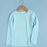 Dafanet　ベビー服 子供服 Tシャツ 男の子 女の子 コットン ベーシック 　春 秋 キッズ コットン 柔らか 無地 長袖 Tシャツ 七色展開 Oネック 長袖カットソー シャツ 柔らかい ベビー