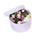 SUND ソープフラワー 枯れない花 ギフト プレゼント ボックス ローズ 芳香剤 カラフル せっけん 結婚記念日 入学 卒業 誕生日 バレンタイン 選べる2色 パープル