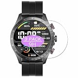 3枚 VacFun ガラスフィルム ， HAYLOU Solar Pro 1.43インチ スマートウォッチ smartwatch 向けの 強化ガラス フィルム 保護フィルム 保護ガラス ガラス スマートウォッチ と互換性のある 液晶保護フィルム 腕時計（非 ケース カバー ）