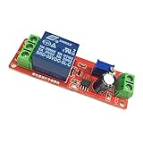 F Fityle リレーモジュール 可変 遅延時間スイッチ 0～10秒 NE555搭載 タイマボード - 5V