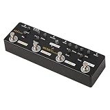 BUZHI MOSKY audio SOL9185-in-1マルチエフェクトペダルコンバインドエフェクトギターペダルトゥルーバイパスマルチインワンコンバインドエフェクトデバイスリバーブディレイFXループオーバードライブディストーションギターベース電気音響製品用