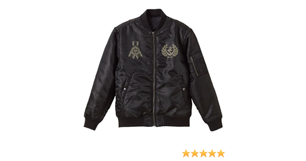 Amazon Co Jp 艦隊これくしょん 艦これ 提督専用 Ma 1ジャケット ブラック Sサイズ 服 ファッション小物