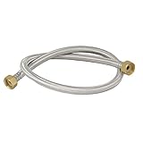uxcell　シャワーホース　パイプ　ステンレス鋼　給湯器　フレキシブル　0.8M長さ