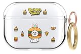 【elago】 AirPods Pro 対応 ケース ラインフレンズ 公式 ライセンス 商品 クリア カバー 落下防止 カラビナ 付 可愛い LINEフレンズ クリアケース [ Apple AirPodsPro MWP22J/A エアーポッズPro エアポッツ プロ エアーポッズプロ 対応 ] LINE FRIENDS BURGER TIME コニー