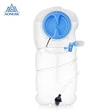 水袋大きな口の食品グレードTPU屋外水袋スポーツウォーターライドウォーターバッグ2.5L