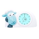 Zazu Kids Sam Sleep Trainer Alarm Clock and Nightlight (Blue) [並行輸入品]