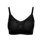 Cozy Maker（C&M）マタニティブラジャー ハーフトップ クロスオープン ノンワイヤー 授乳 ブラ 出産準備品 授乳便利 産前産後兼用 ボタン付き 妊婦用 大きいサイズ (L, ブラック)