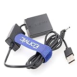 Eonvic LP-E10 ダミーバッテリー 5V USB 電源ケーブル付きDCカプラーLP-E10 交換用ダミーバッテリーキット Canon 1500D 2000D 3000D 4000D カメラパワーバンク ACK-E10 LP E10 DR-E10