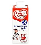 Cow & Gate Growing Up Milk 1-2 Years 3 Stage 200ml (Pack of 2) - 牛＆ゲートは、1～2年ミルクを育っ3ステージ200ミリリットル (Co