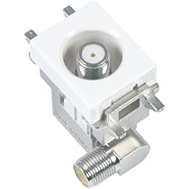 Amazon | DXアンテナ 小形壁面テレビ端子 フィルター付 2K・4K・8K対応