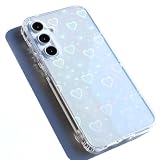 Orancio Galaxy A55 5G 用 ケース レーザー ハート TPUケース SC-53E SCG27