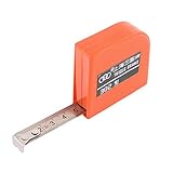 uxcell 測量テープ　巻尺　ルーラー　プラスチック製　メタリック　3M長さ 12mm幅