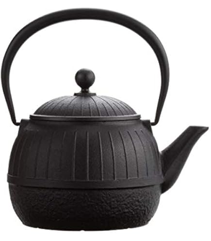 Amazon｜壱鋳堂 及源 鉄瓶 千草 日本製 1.15L H-154 ブラック