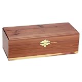 Household Essentials Cedar Keepsake Decorative Box, Long