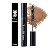 PROSIA(プロシア) ヘアマスカラ 白髪隠し ライトブラウン 10mL 日本製 白髪 徐々に染まる ヘアスティック 馬油 保湿 アホ毛 対策 生え際 こめかみ リタッチ 女性用 アイメディア