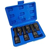 B Blesiya 1/2パワーナットドライバドリルビット　ドリルビット　ソケットセット　6パック　便利な　高効率