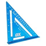 OX Tools OX-P506518 プロアルミラフタースクエア 7インチ/180mm 7インチスクエアラフタースクエア、トリムスクエア、フレーミングスクエア
