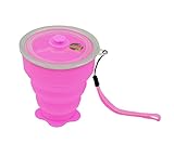 Leaton 折りたたみ シリコン マジックカップ 全シリコン/人体に無害/高温でも環境ホルモンの排出無/電子レンジ、食器洗浄機、オーブン使用可能/滑り止め / シリコンマグカップ / 離乳食カップ 