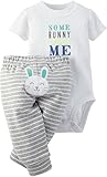 カーターズ Carter's ロンパース ボディスーツ 半袖 綿100% ＆ イースターバニー パンツ 綿100% 2点セット Easter Bodysuit & Pant Set 18M (78-8