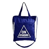 JIEKERY キャンバス バッグ トート バッグ ショルダー バッグ ハンドバッグ 可愛い 帆布 カジュアル 多機能 多用途 英字 (ネイビー)