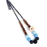 Natural Wooden Baby Teething Necklace,bpa, Lead and Phthalate Free, the Most Natural Help for Teethi