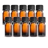 遮光瓶 遮光ビン アロマ瓶 アンバー瓶 黒キャップ＆ヴァーティカルドロッパー (5ml100本セット) 保管 保存 容器 小分け NAGOMIAROMA ナチュラルショップ なごみ