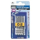 アネックス(ANEX) ハイパービット 段付 +2×65 W溝タイプ 5本組 AHMD5-2065W