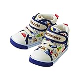 ホットビスケッツ(mikihouse) マルチチェック＆ドットセカンドベビーシューズ (13-14.5cm) (13ｃｍ, ブルー（15）)