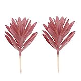 SONONIA 4個入り　人工多肉植物 レアルタッチ スノードロップ プラント 葉 観葉植物　装飾 フクシア