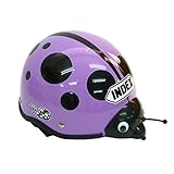 KIDS ヘルメット 子供用 てんとう虫柄 1-3.パープル（1447）【キッズ用/バイクヘルメット/自転車】KEEP YOU
