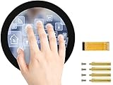 waveshare 4インチ DSI ラウンドタッチ液晶ディスプレイ 720 x 720ピクセル 10ポイントタッチIPSスクリーン Raspberry Pi4B/3B+/3A+対応 コンピューティングモジュール 3/3+