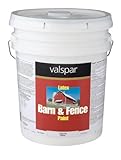 Valspar 3121 – 10バーンとフェンスラテックスペイント、1-gallon、レッド 5 Gallon 18-3125-70 5GL 1