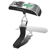 SENHAI Digital Hanging Postal Luggage Scale Potable LCD Display Scale with Tempreture Sensor, 110lb,