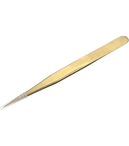 Amazon | uxcell 精密エルボーツイーザー ステンレス鋼 多機能