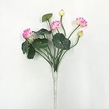造花　ハス　ミニ　ピンク　お盆向け用品　フラワー