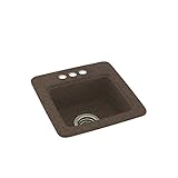 swaoi| # Swanstone bs01515.094 – 3 15-in X 15-inソリッドサーフェスバー/準備シンク3-hole、Sierra、