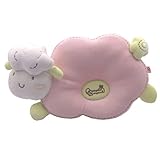 M2cbridge Newborn Baby Organic Cotton Protective Pillow Sleeping Pillow Lamb (Love Pink) by M2cbridg