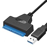 SATA-USB 3.0 変換ケーブル SATA3 コンバーター 2.5インチ SSD/HDD用 5Gbps 高速転送 Windows/Mac OS 両対応 ポータブル 外付け 変換 コネクタ