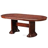 サルタレッリ フローレンス 伸長式ダイニングテーブル&lt;200/250cm&gt;(楕円/オーバル/机/食卓) ウォールナット