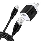 Hootek USB コンセント 1ポート 5W USB 充電器 Type-C ケーブル0.9m付き 電源アダプター アンドロイド アイフォン 充電器 タイプC ケーブル 5V1A ACアダプター iPhone 8/7、Galaxy S10 S10+ S9 S8 Plus Note 9 8、LG V20 G5 G6 V30、HTC、Nokia、HuaweiなどタイプC 機器に対応(ブラック)