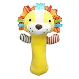 LanLan 1pcs赤ちゃん音楽漫画Plush Hand Bell stuffed animals RattlesスティックMusical Toy Kidsドラムパーカッション楽器ベビーカーアクセサ
