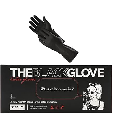 Amazon.co.jp: エバーメイト グローブラテックス ブラック 30枚入 M