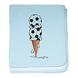 Truly Teagueベビー毛布サッカーIceクリームCone カラー: ブルー