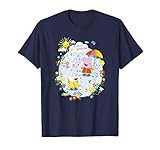 Peppa Pig No Rain No Rainbow Splashy Floral Days Tシャツ