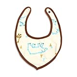 baby ampersand 車柄＆くま柄スタイ　ブラウン　90cm
