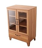 キャビネット シェルフ 棚 ラック ガラス扉 本棚 キッチンラック ディスプレイラック リビング収納 収納棚